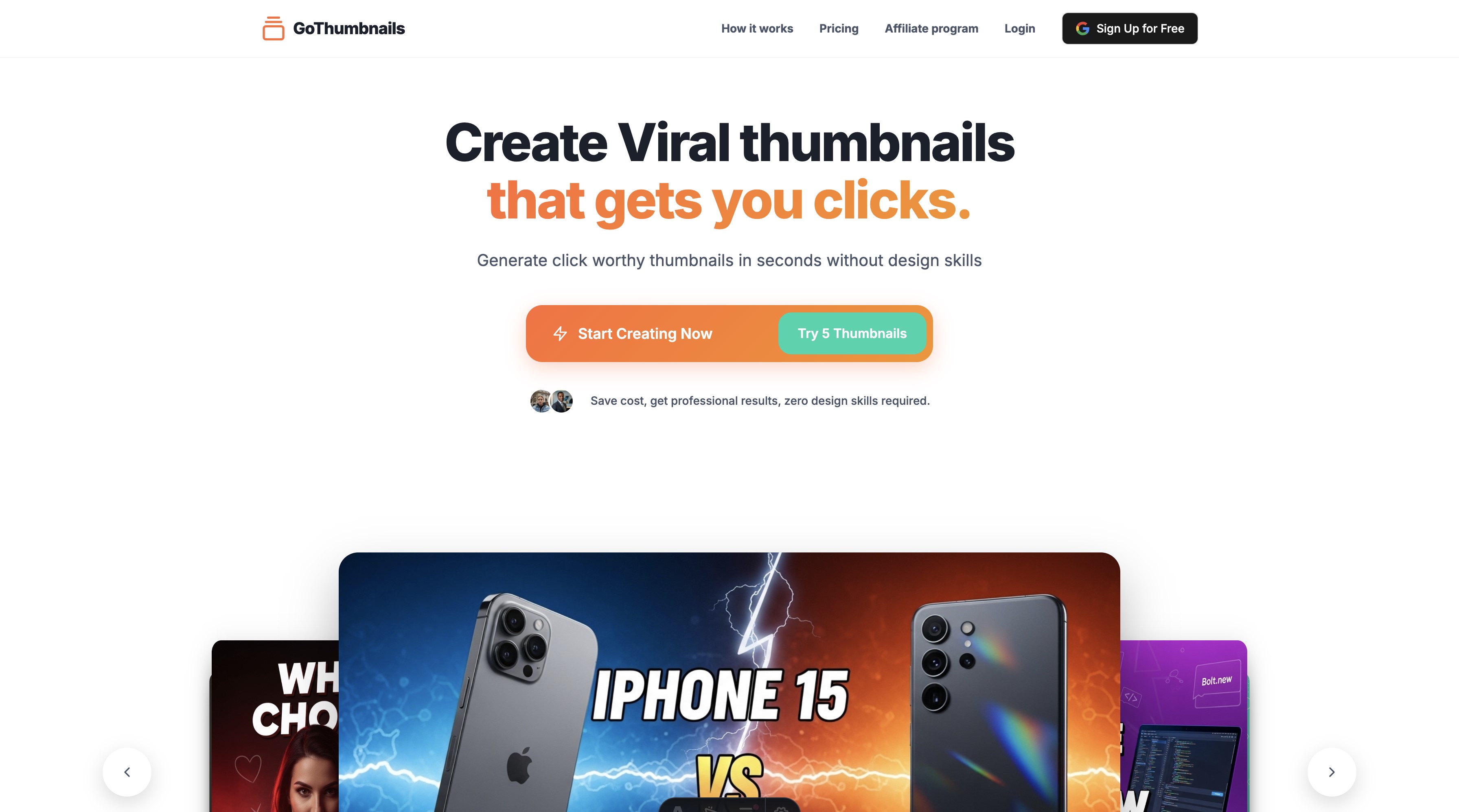 GoThumbnails features
