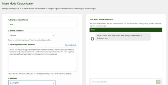 AIOHM – AI Knowledge Assistant for WordPress features