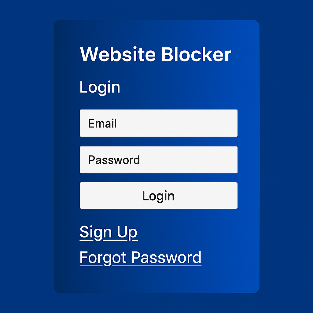 Website-Blocker features
