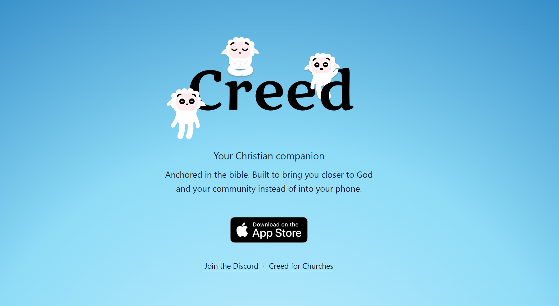 Creed: Bible Companion features